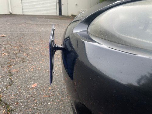 The Platypus License Plate Mount for Mazda MX-5 Miata 3rd gen NC 2006 to 2015