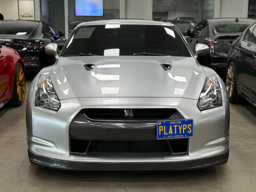 The Platypus License Plate Mount for Nissan GT-R 2009 to 2024 2009-2016 (pre-facelift)