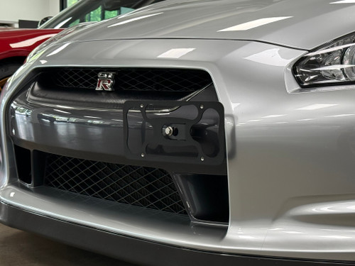 The Platypus License Plate Mount for Nissan GT-R 2009 to 2024 2009-2016 (pre-facelift)