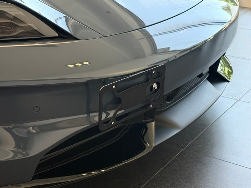 The Platypus License Plate Mount for Porsche Taycan 9J1 2020 to 2025 Facelift Taycan (2024+) Taycan, 4, 4S, GTS