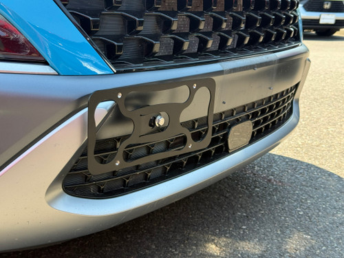 The Platypus License Plate Mount for Hyundai Kona 1st gen 2018 to 2023