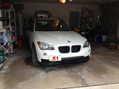 The Platypus License Plate Mount for BMW X1 E84 2013 to 2015
