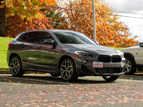 The Platypus License Plate Mount for BMW X2 1st gen F39 2018 to 2023