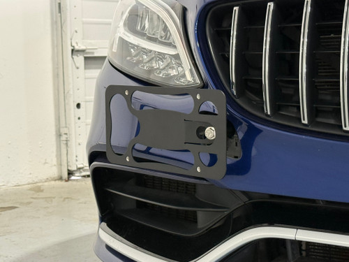 The Platypus License Plate Mount for Mercedes-Benz C-Class 4th gen W205 2015 to 2021 2019-2021 (facelift) AMG models