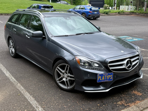 The Platypus License Plate Mount for Mercedes-Benz E-Class W212 2010 to 2016 Base
