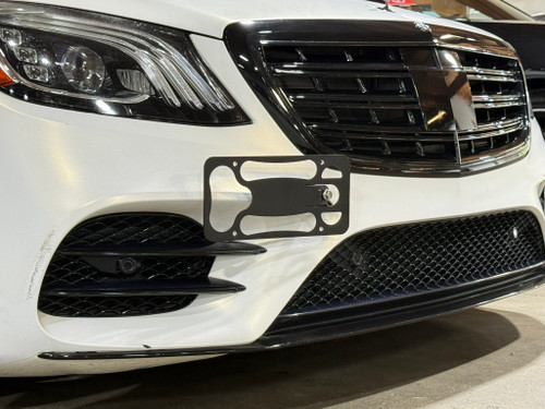 The Platypus License Plate Mount for Mercedes-Benz S-Class 6th gen W222 2014 to 2020 All other trims and models