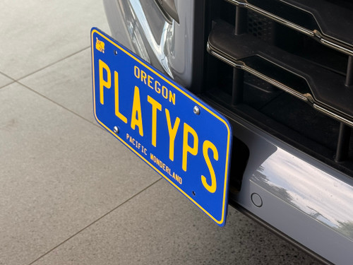 The Platypus License Plate Mount for Porsche Cayenne 9YA 2019 to 2025 Facelift (2024+)