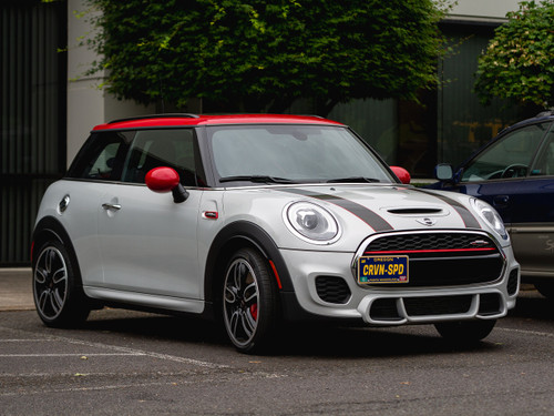 The Platypus License Plate Mount for MINI Cooper F55 2014 to 2024 GP3