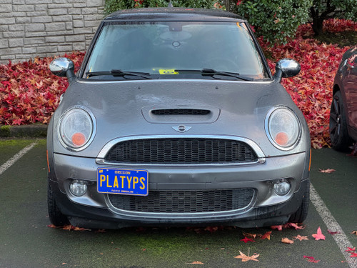 The Platypus License Plate Mount for MINI Cooper R56 2007 to 2013 Base / S / JCW (2007-2010)