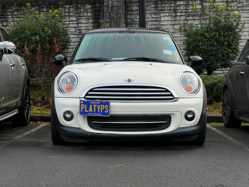 The Platypus License Plate Mount for MINI Cooper R56 2007 to 2013 Base / S / JCW (2011-2013)