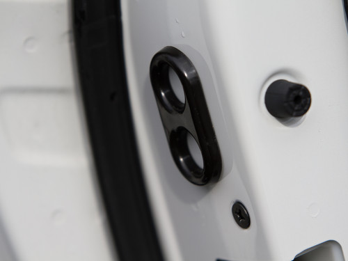 Jam Handles, 2 hole, black, installed on Miata