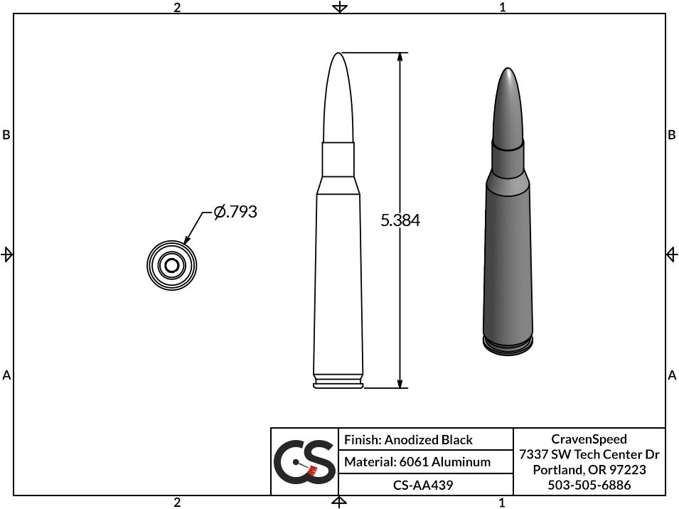The Stubby Antenna for Ford Focus 1st gen 2000 to 2007 Bullet