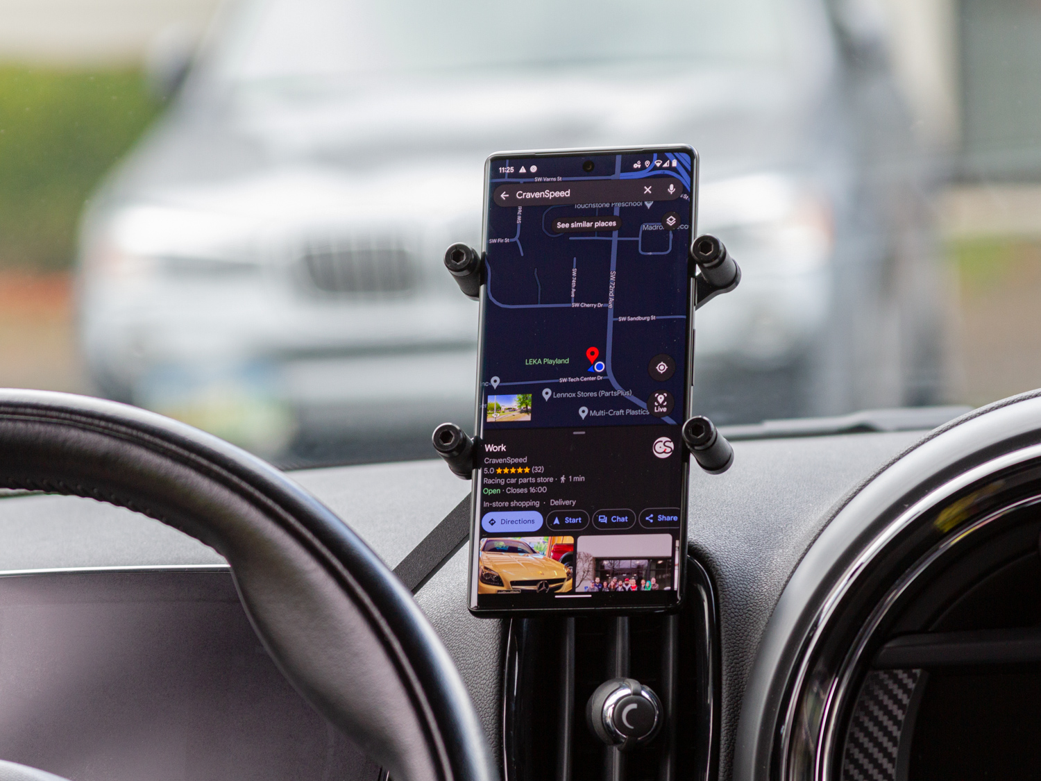 The Gemini Phone Mount for MINI Countryman F60 2017 to 2025 Digital Cluster - Scissor