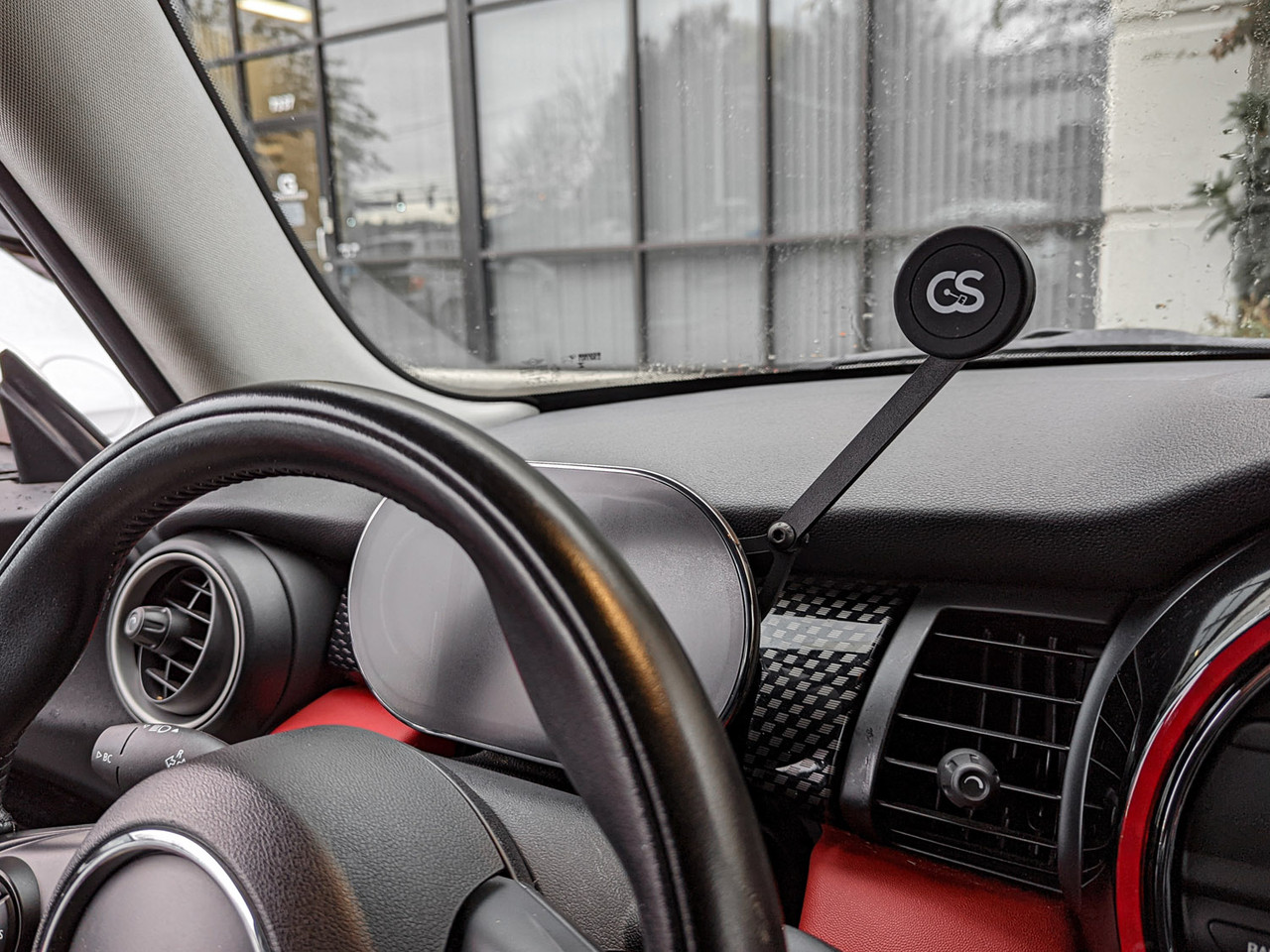 The Gemini Phone Mount for MINI Convertible F57 2016 to 2023 Digital Cluster - Magnet