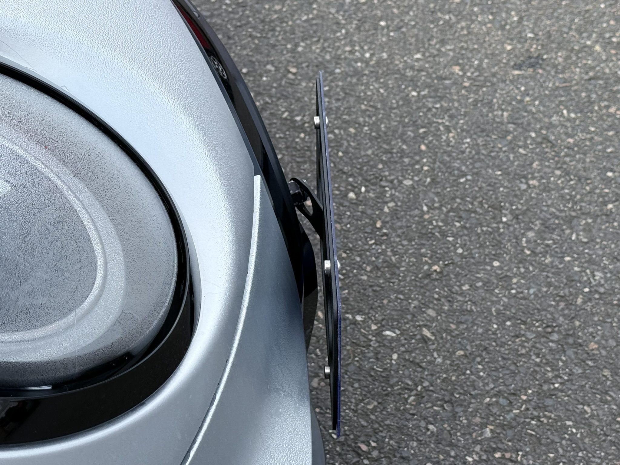 The Platypus License Plate Mount for MINI Cooper F56 2014 to 2024