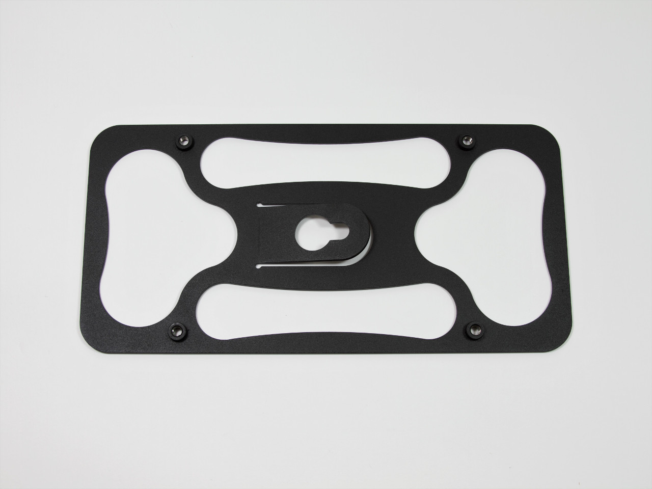 The CravenSpeed Platypus License Plate Mount backplate.