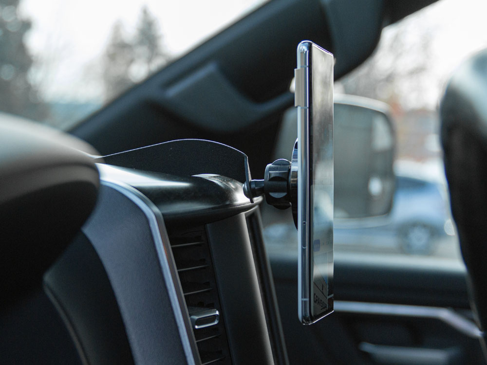 The CravenSpeed Gemini Phone Mount for the 5th Gen RAM 1500 - MagSafe Version