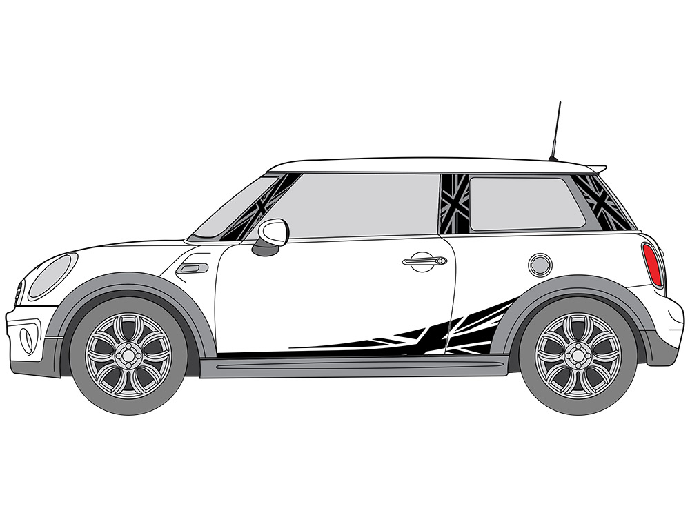 Center Air Vent Decal Sticker for Mini Cooper Clubman One S F54