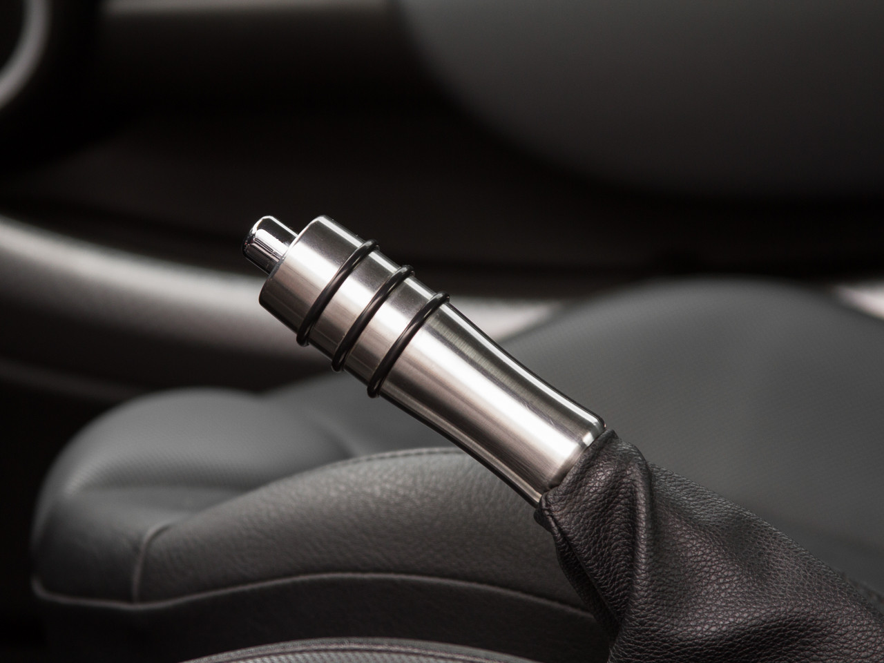 Hand Brake Handle for MINI Clubman R55 2008 to 2014 Black Acetal