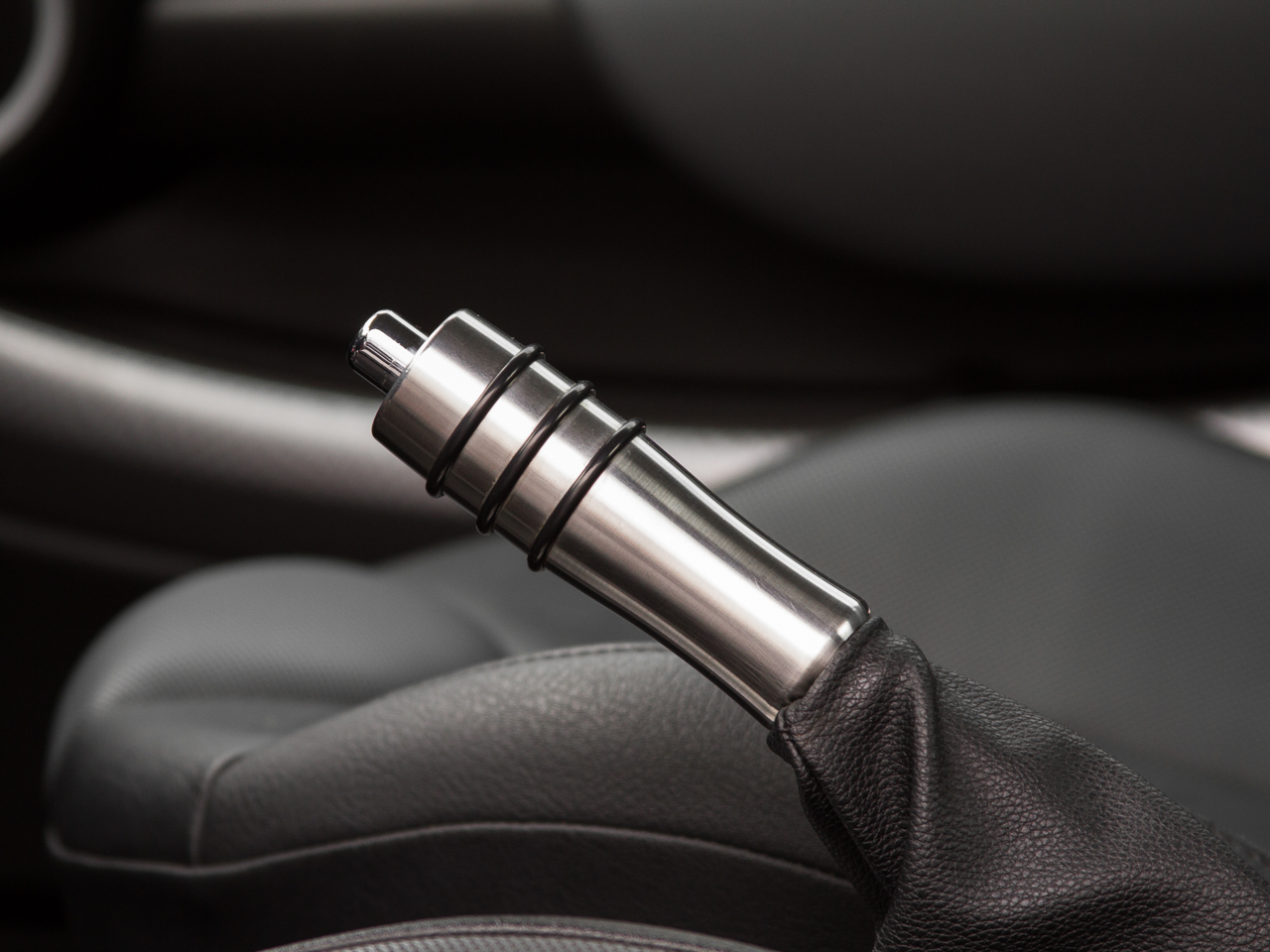 Hand Brake Handle for MINI Convertible R52 (Cabrio) 2005 to 2008 Black Acetal