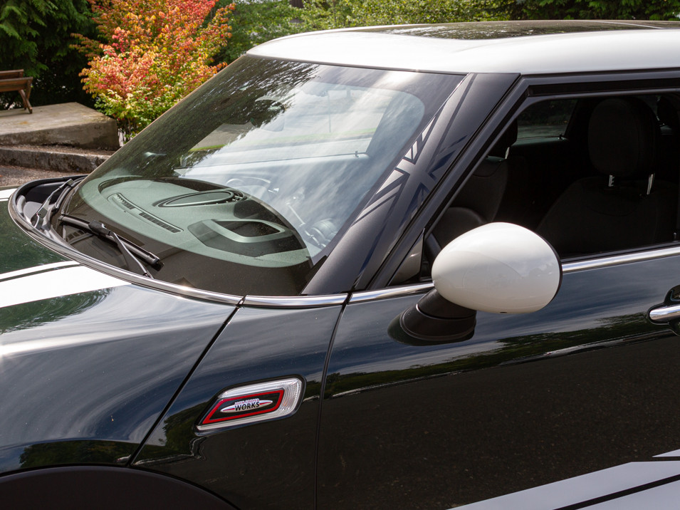 Decal Sets for MINI Clubman F54 2016 to 2024 Union Jack A-Pillar Matte Black