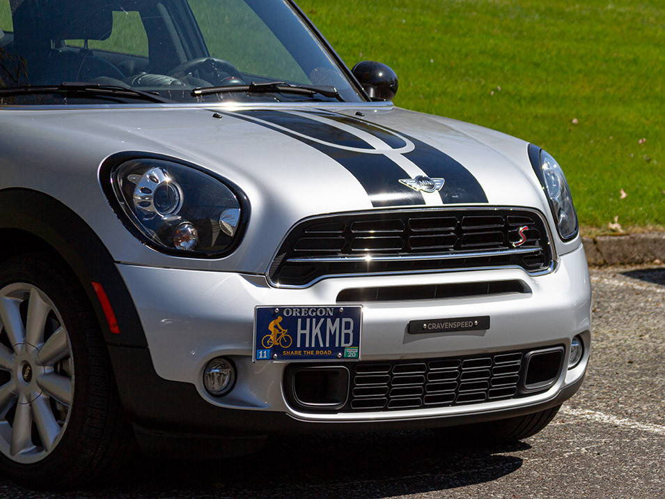 Decal Sets for MINI Countryman R60 2011 to 2016 Trident Bonnet Stripes Matte Black