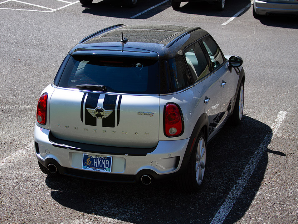 Decal Sets for MINI Countryman R60 2011 to 2016 Trident Boot Stripes Gloss White