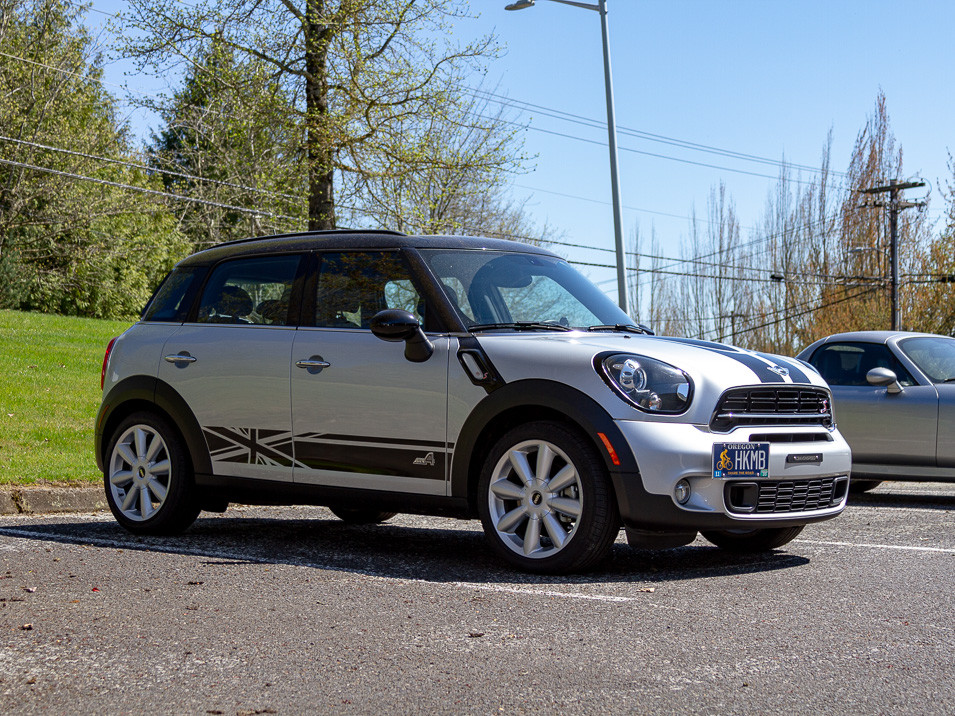 Decal Sets for MINI Countryman R60 2011 to 2016 All4 Union Jack Side Stripes Gloss Black