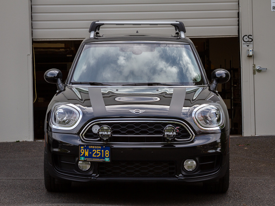 Decal Sets for MINI Cooper F55 2014 to 2024 Bonnet Stripes Matte White