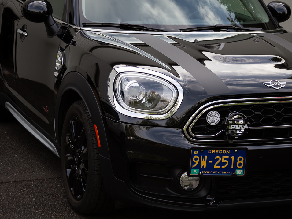 Decal Sets for MINI Countryman F60 2017 to 2024 Bonnet Stripes Matte Black