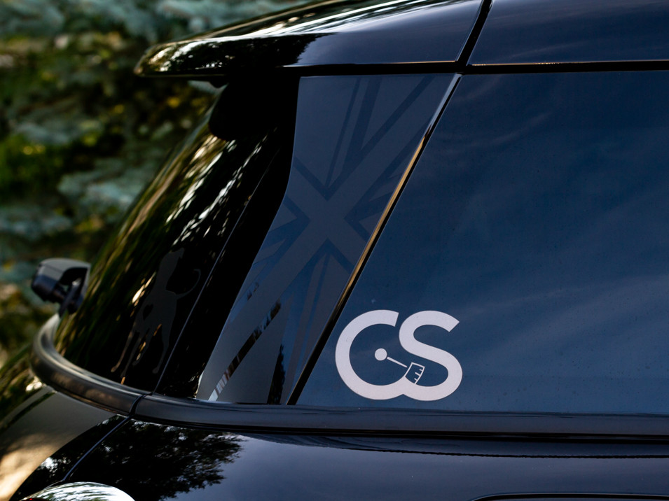 Decal Sets for MINI Countryman F60 2017 to 2024 Union Jack C-Pillar Matte Black