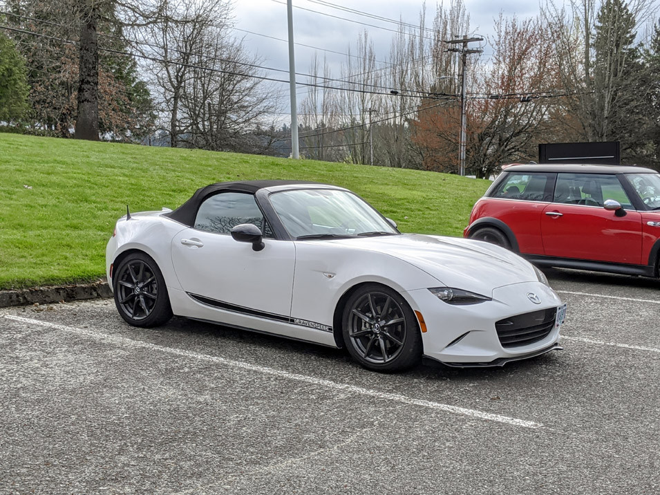 Decal Sets for Mazda MX-5 Miata 4th gen ND 2016 to 2025 Classic Door Side Stripe Matte Black