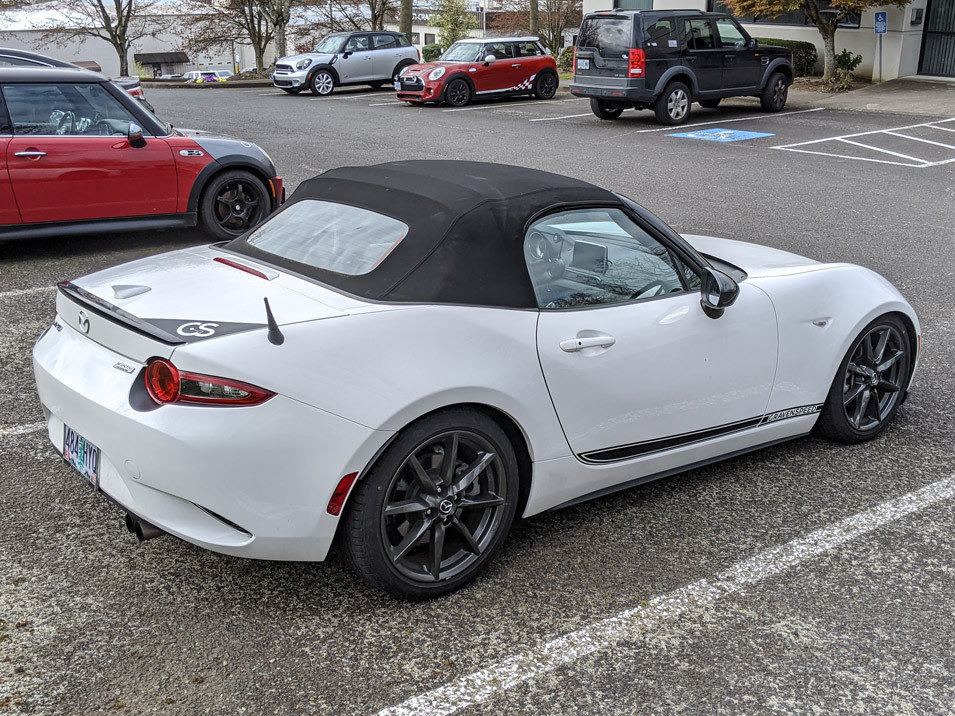 Decal Sets for Mazda MX-5 Miata 4th gen ND 2016 to 2025 Classic Door Side Stripe Matte Black