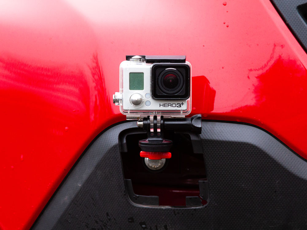 Action Cam Bumper Mount for Toyota Highlander 2nd gen XU40 2008 to 2013