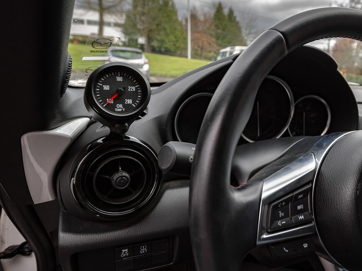 Classic Gauge Kit for Mazda MX5 Miata 4th gen ND 2016 to 2024 Single