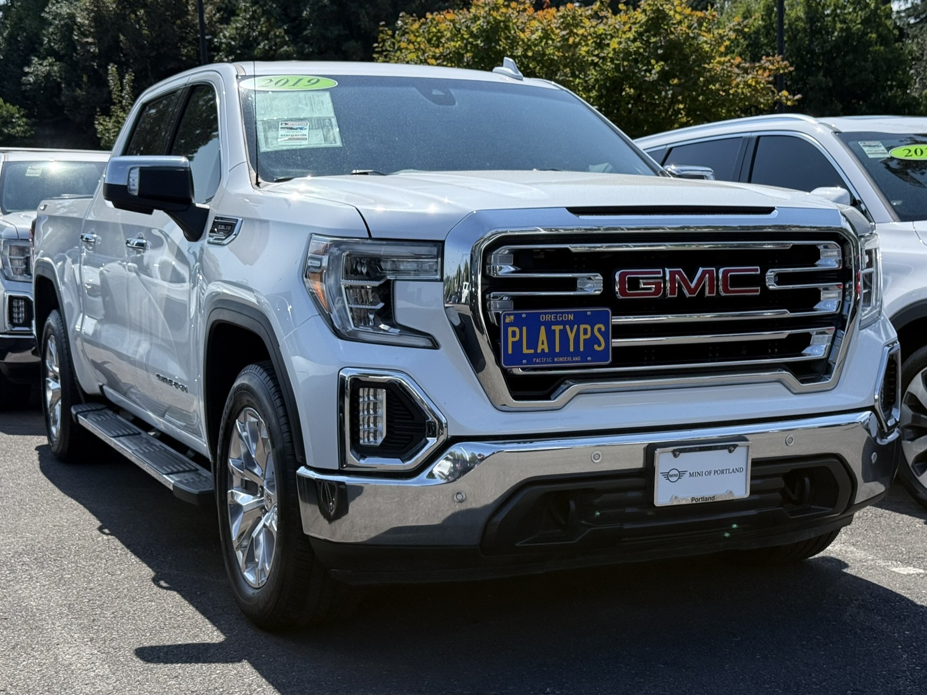 The Platypus License Plate Mount for GMC Sierra 1500 5th gen 2019 to 2025 Pro, SLE, Elevation, SLT