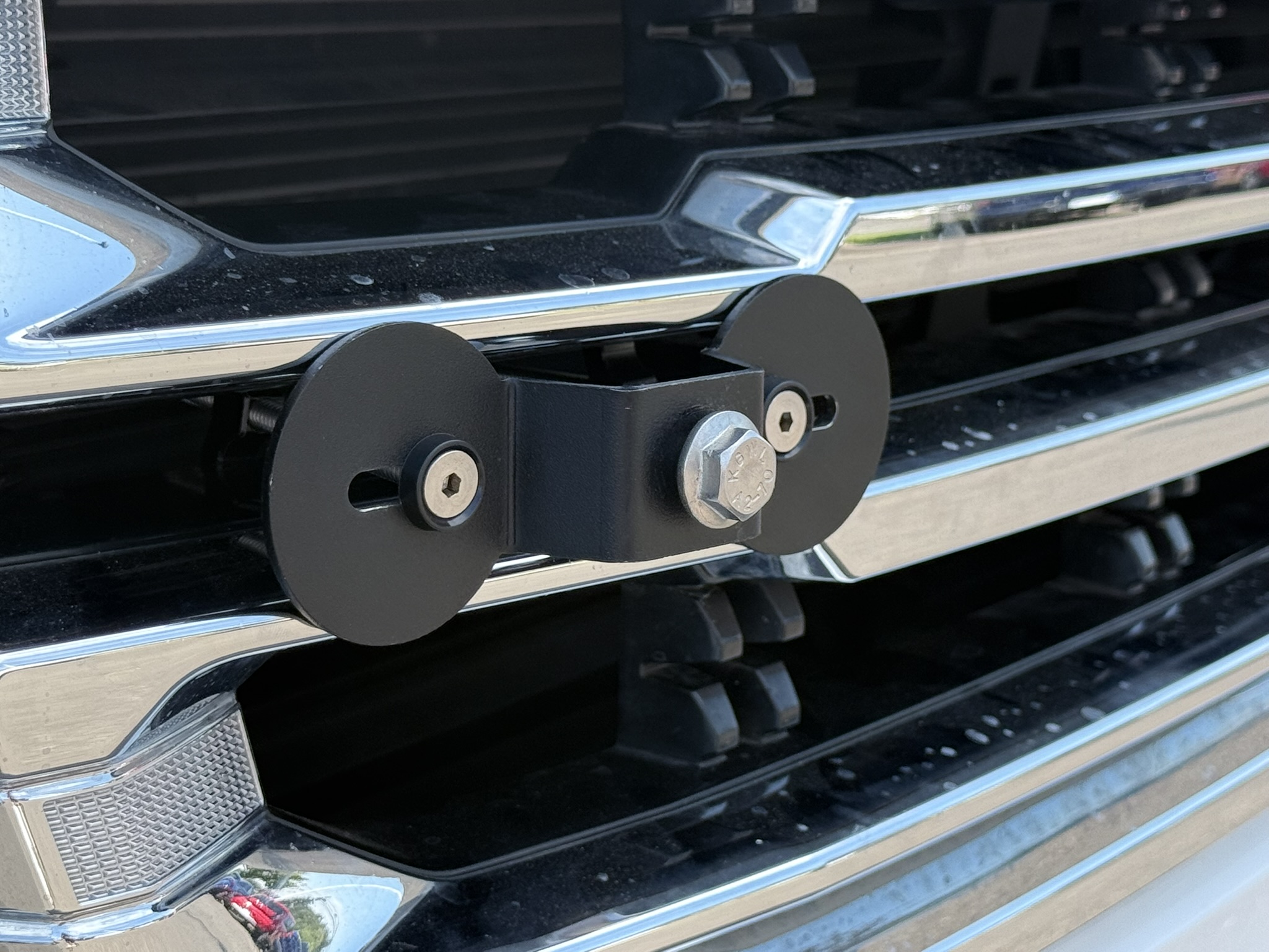 The Platypus License Plate Mount for GMC Sierra 1500 5th gen 2019 to 2025 Pro, SLE, Elevation, SLT