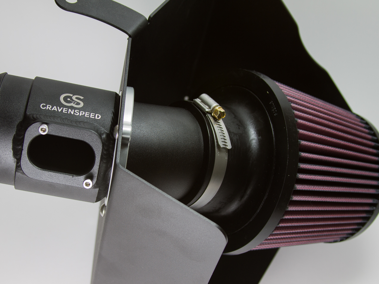 The CravenSpeed Cold Air Intake installed in a MINI Cooper S