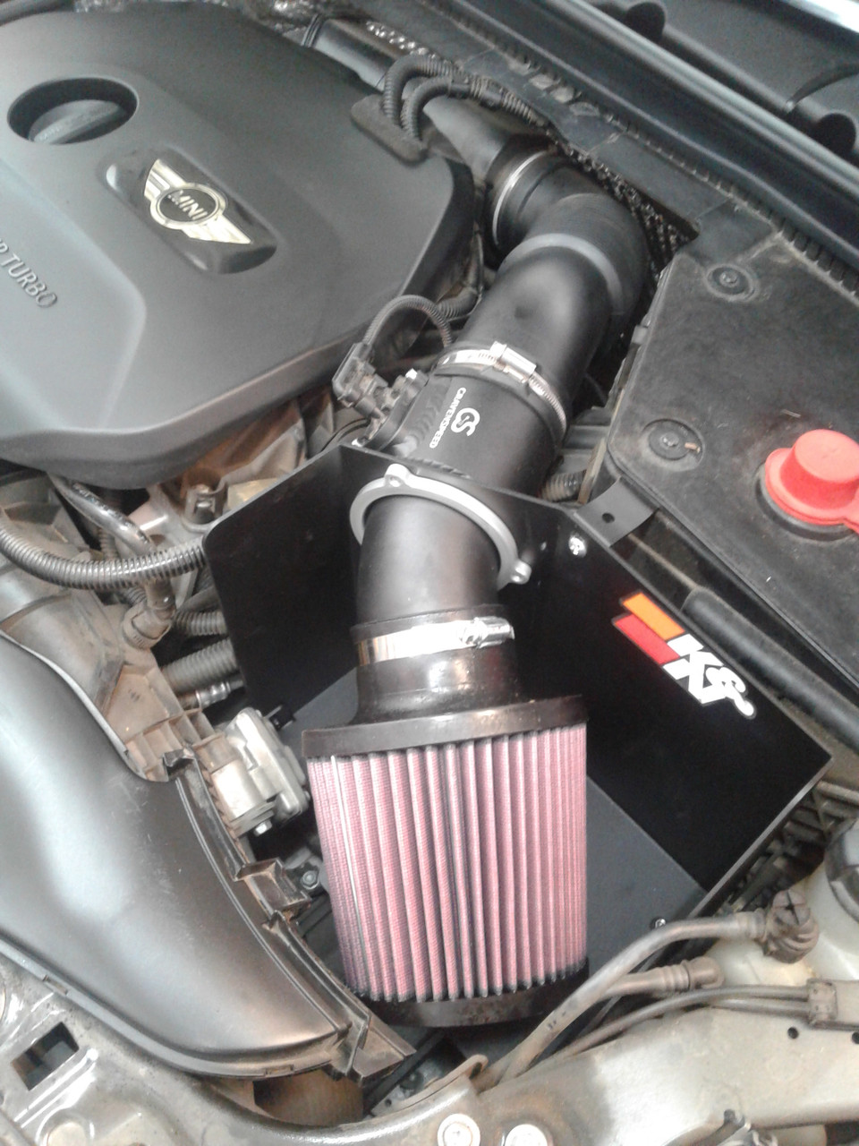 The CravenSpeed Cold Air Intake installed in a MINI Cooper S