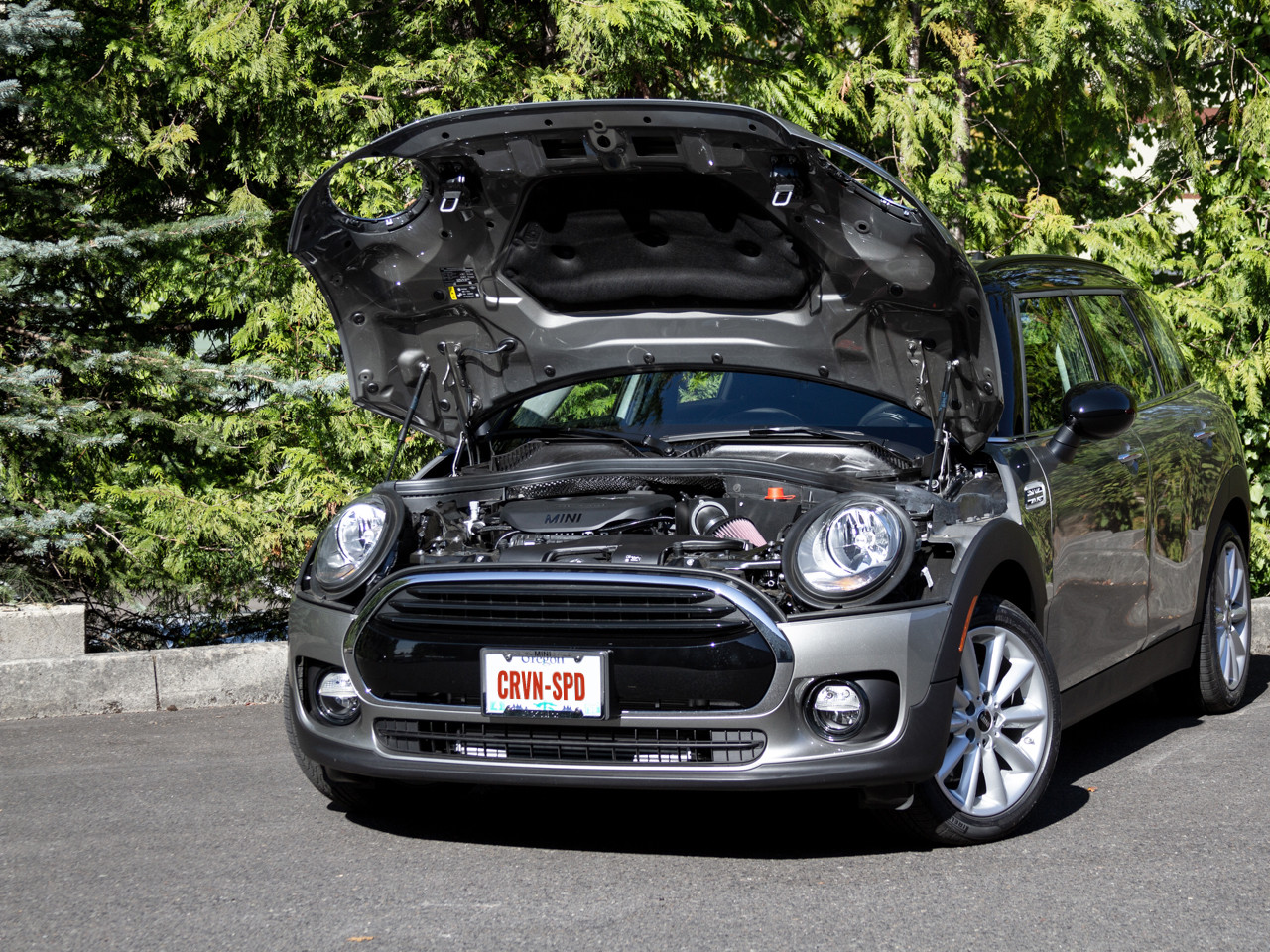 The CravenSpeed Cold Air Intake installed in a MINI Clubman.