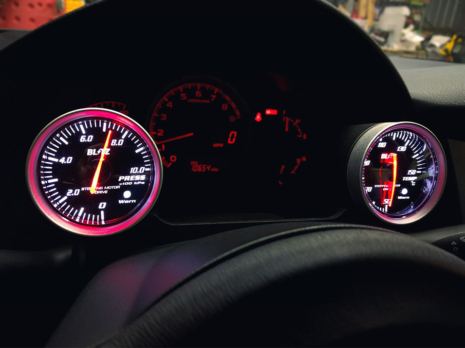 The FlexPod Gauge Mount for Subaru Impreza WRX 4th gen GP/GJ 2013 to 2014 60mm