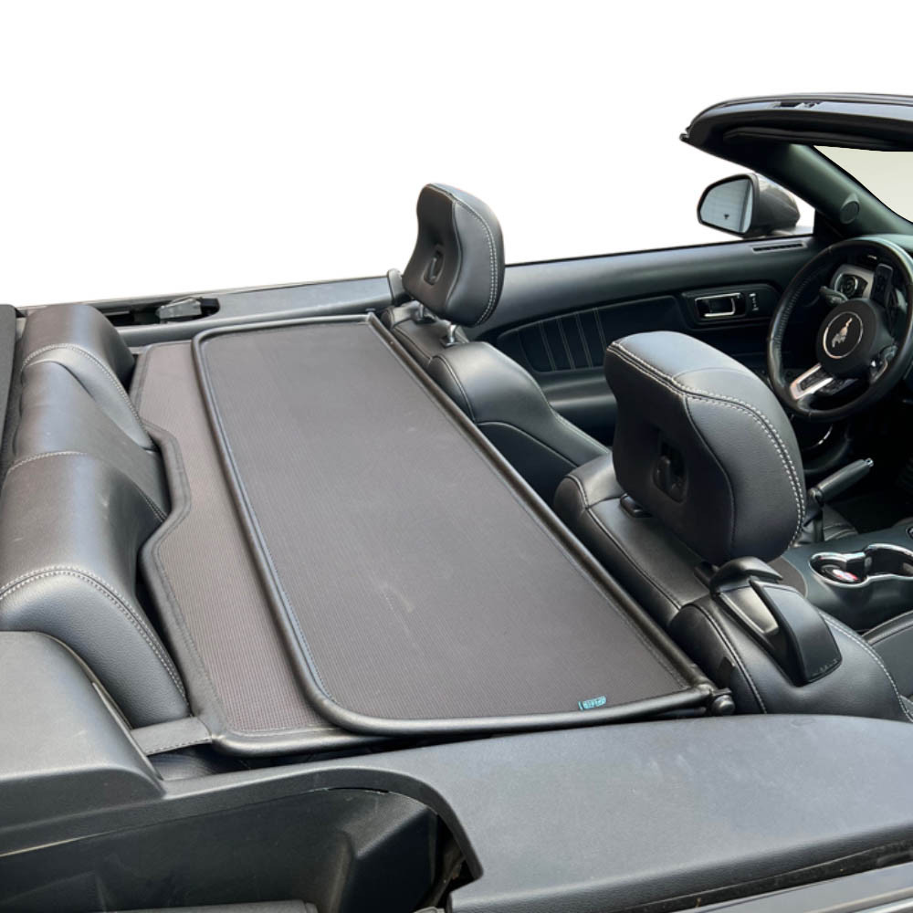 Convertible Wind Deflector for Ford Mustang 6th gen 2015 to 2023 Drilling Required