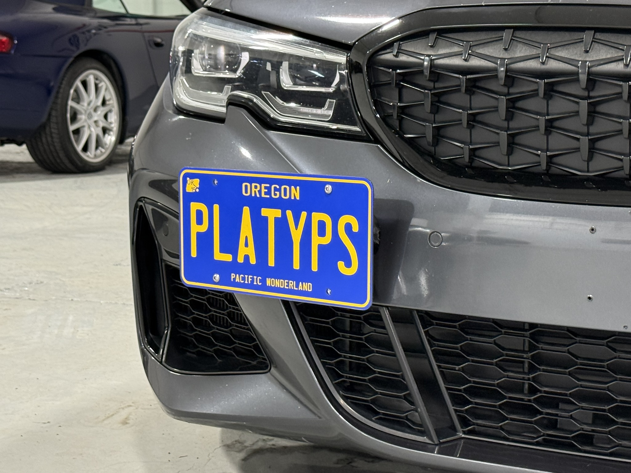 The Platypus License Plate Mount for BMW 3 Series G20 2019 to 2026 2019-2022 (pre-LCI)