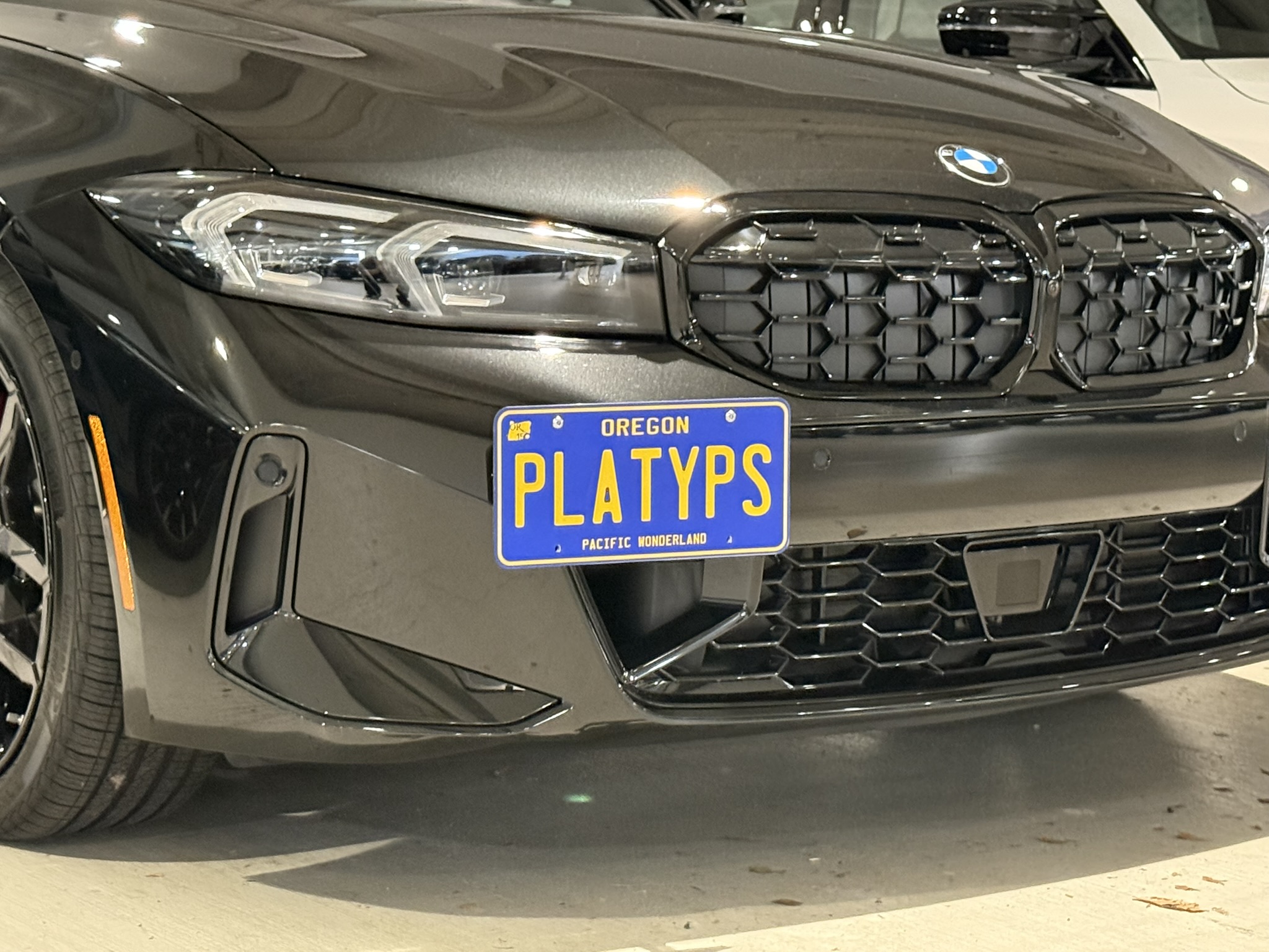 The Platypus License Plate Mount for BMW 3 Series G20 2019 to 2026 2023-2026 (LCI)