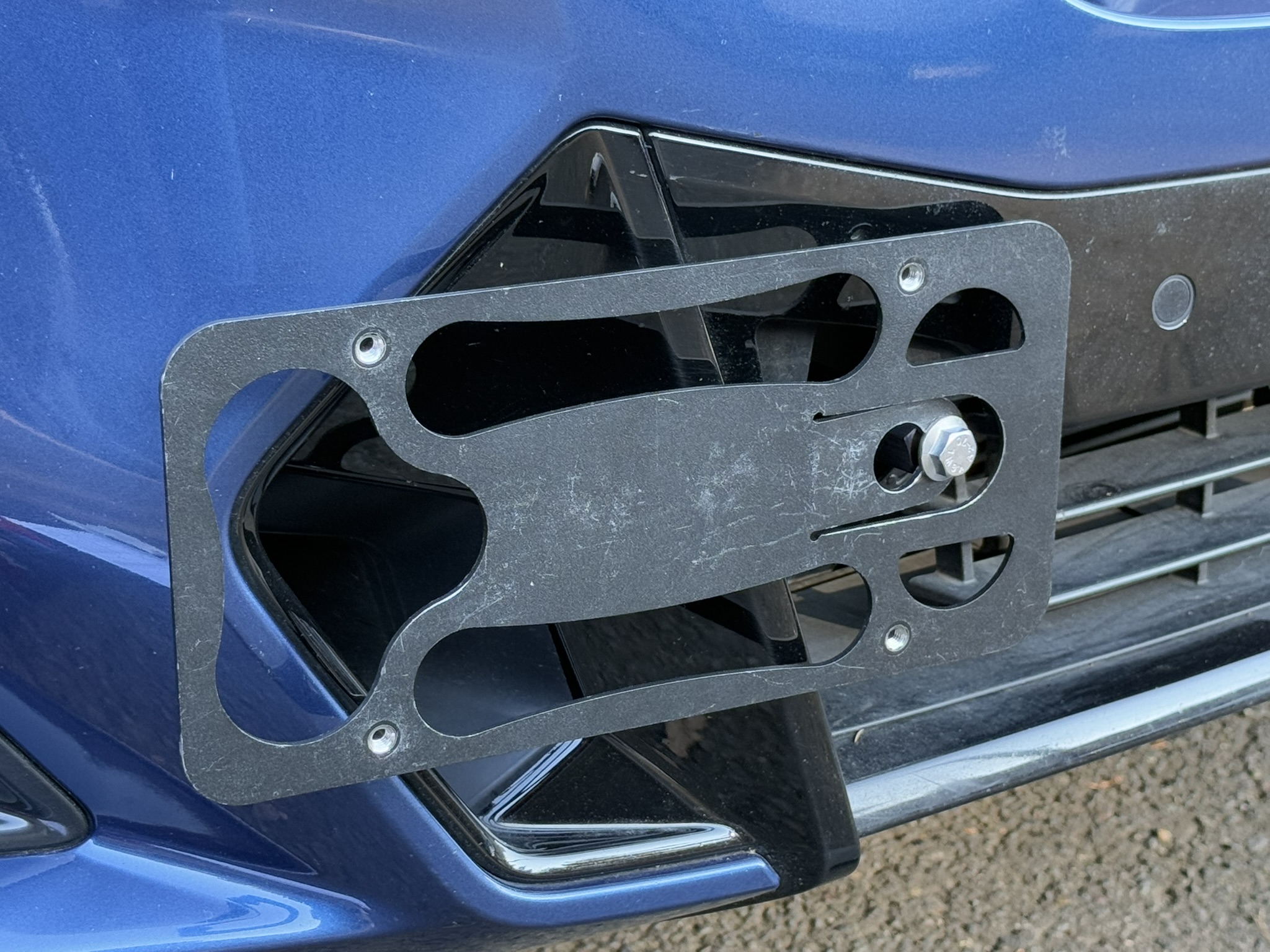 The Platypus License Plate Mount for BMW X4 G02 2019 to 2025
