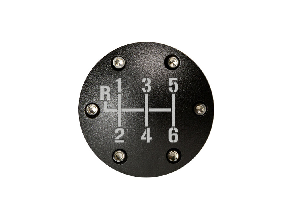 Swappable Shift Knob Cap for All Vehicles Surplus 6-Speed Black