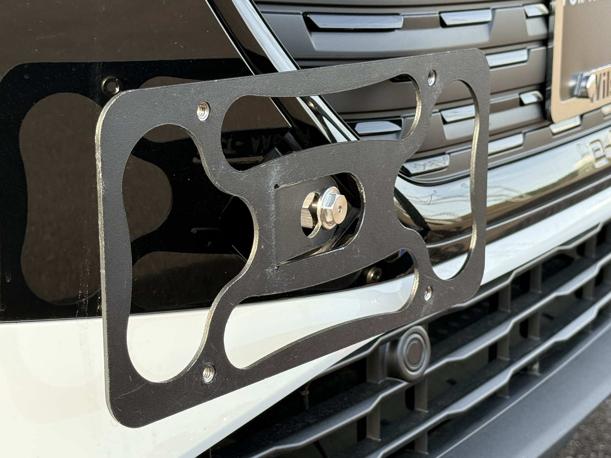 The Platypus License Plate Mount for Audi Q4 e-tron 2022 to 2024