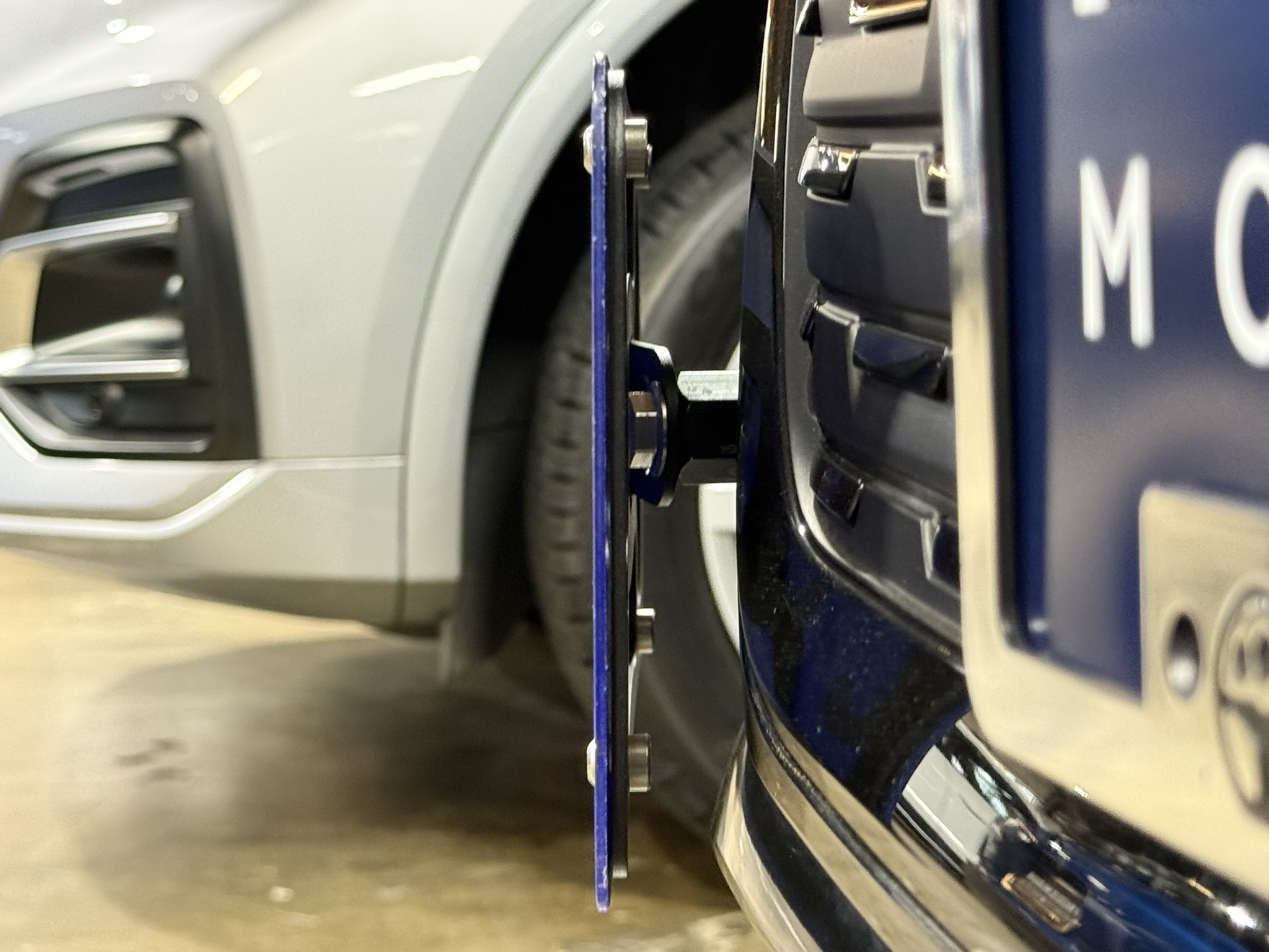 The Platypus License Plate Mount for Audi Q4 e-tron 2022 to 2025