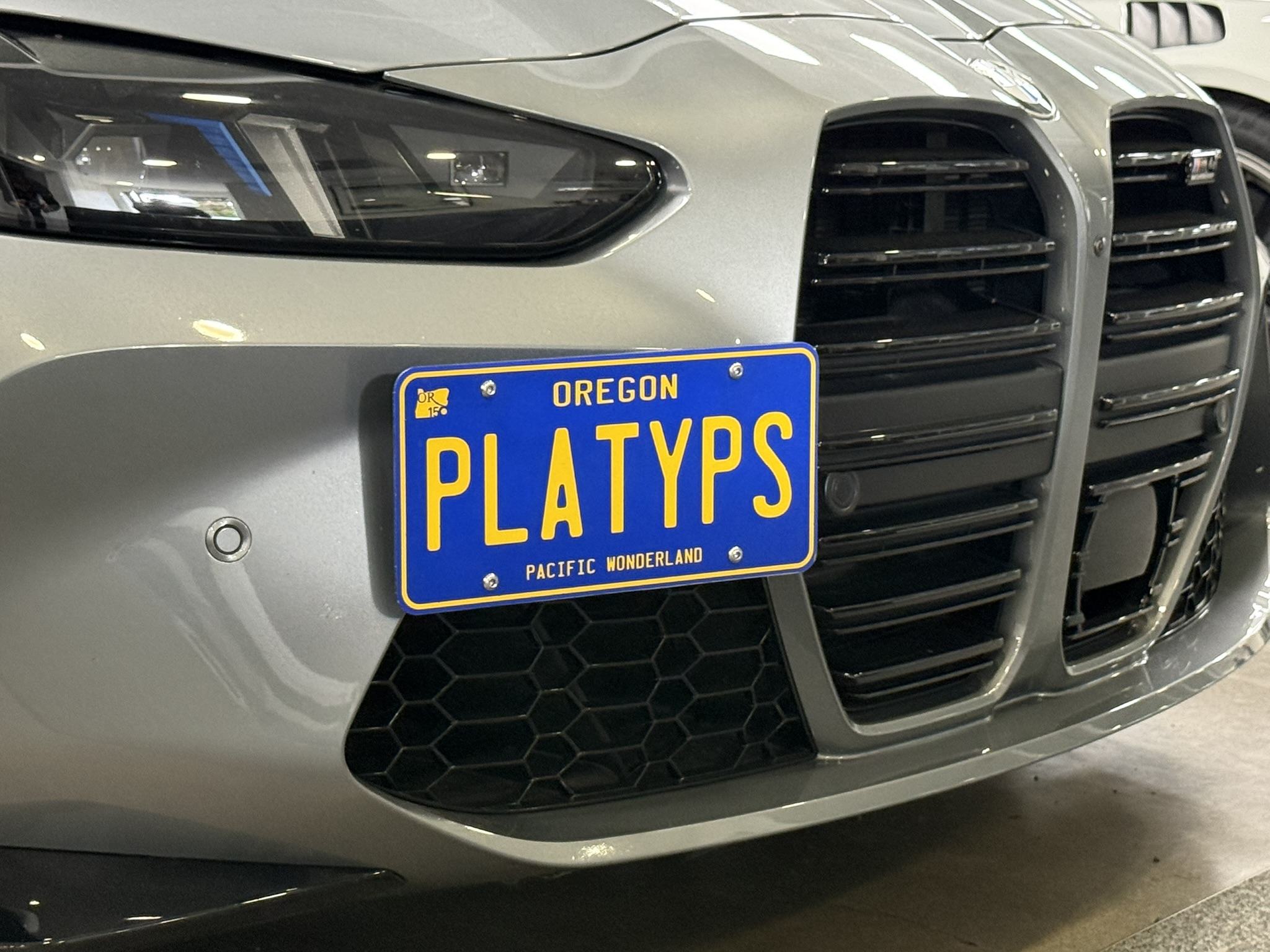 The Platypus License Plate Mount for BMW 4 Series G22, G23, G26 2021 to 2026 M4