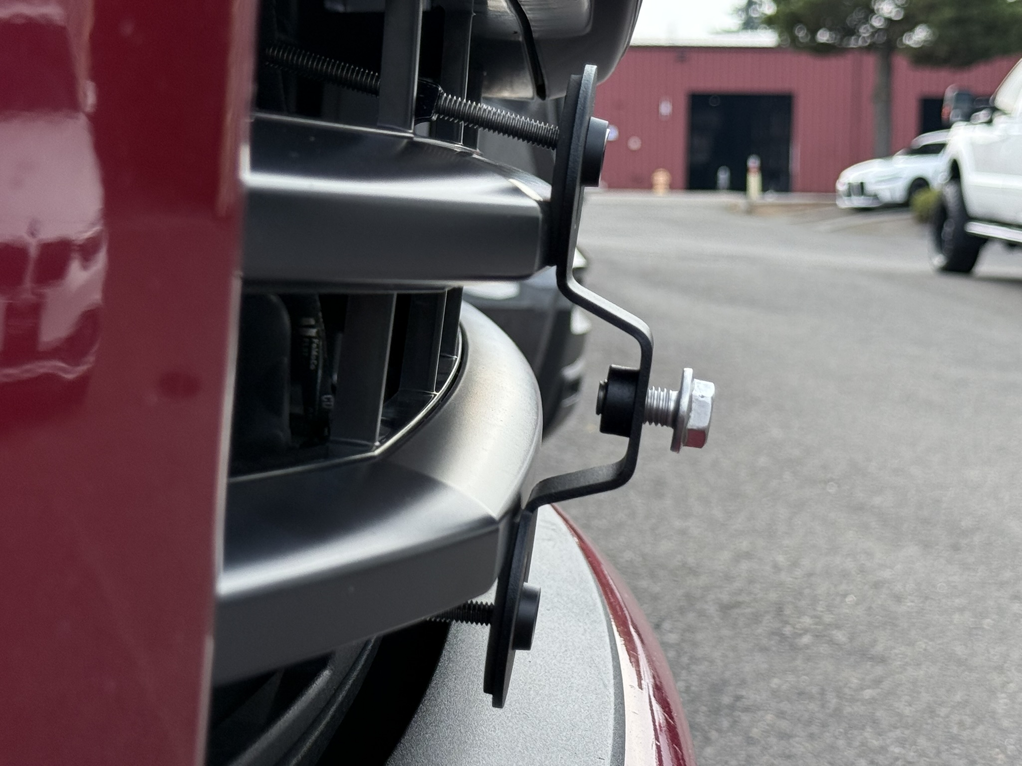 The Platypus License Plate Mount for Ford F-150 13th gen 2015 to 2020